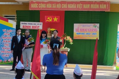 Lễ Khai giảng năm học 2022 – 2023.
